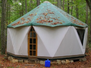 Tent fabric tiny home yurt alternative - the Yome by Red Sky Shelters